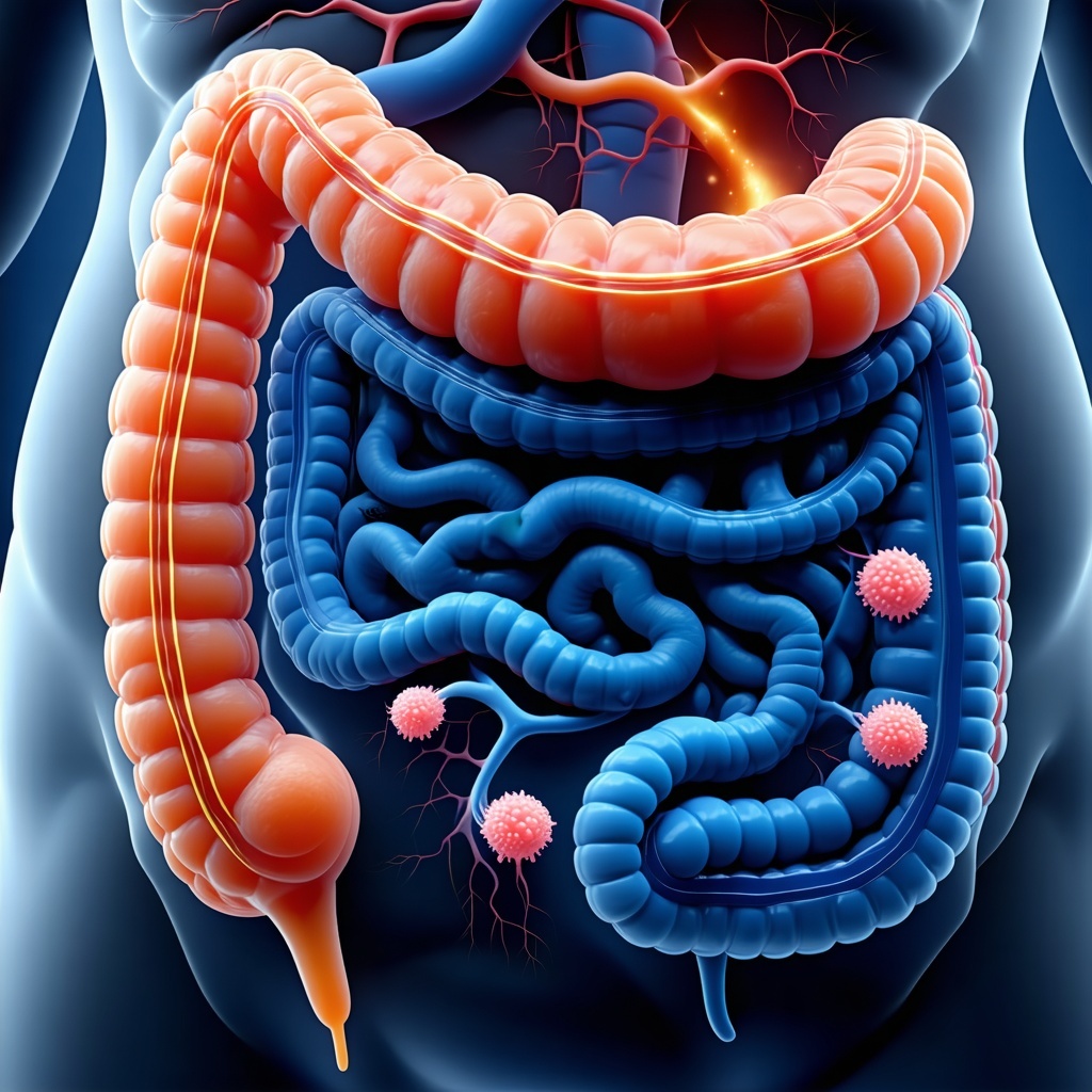 intestines with inflammation